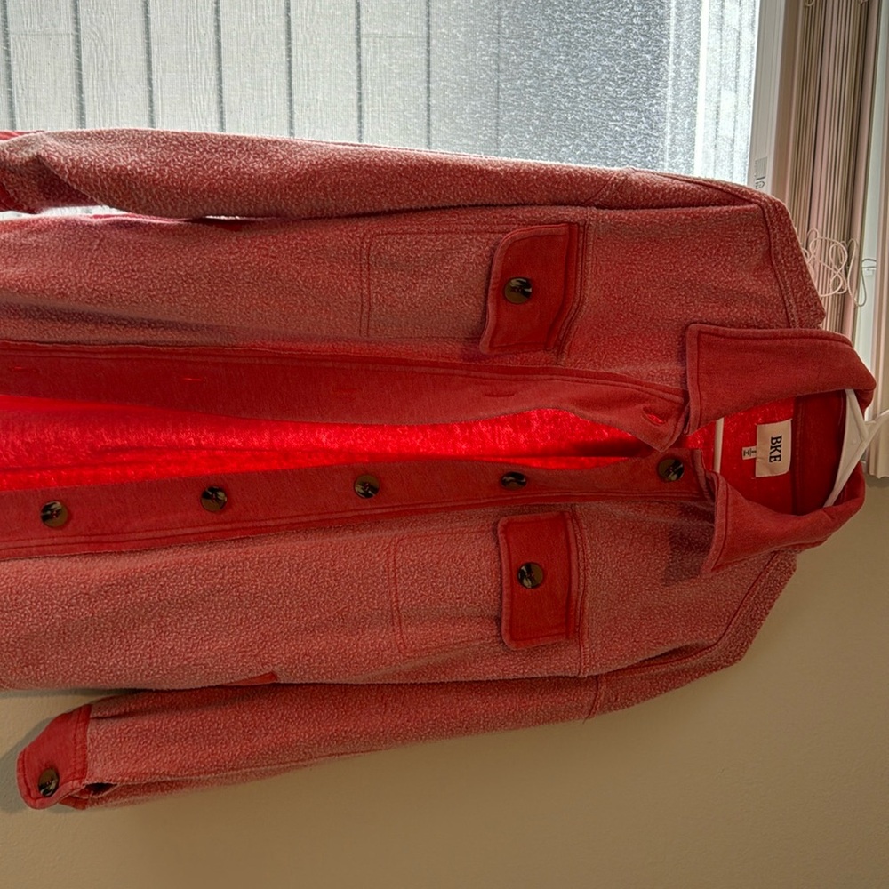 Buckle Fleece Button Up